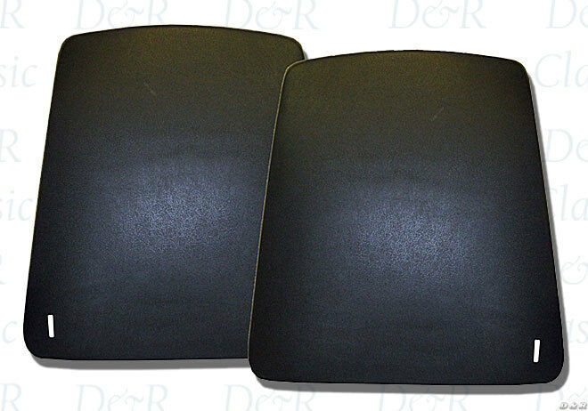Seat Back 68-69 Camaro Firebird Black Plastic Rear Trim Panel Cover Bucket Backs