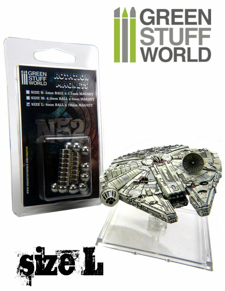 Rotation Magnets (size-l) For X-wing Miniature Game - Aggressor Yt-2400 Falcon