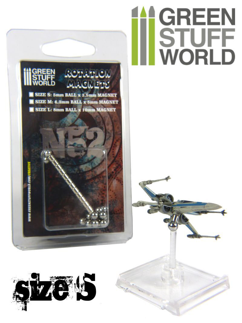 Rotation Magnets (size-s) For X-wing Miniature Game Tie Figther Wing Interceptor